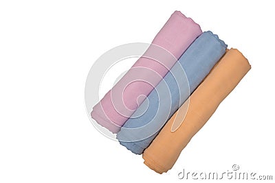 Colorful swaddle for new borne baby Stock Photo