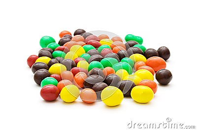 Colorful sweet dragees Stock Photo