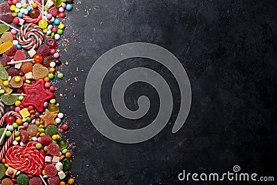 Colorful sweets Stock Photo