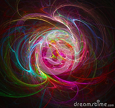 Colorful Swirl Stock Photo