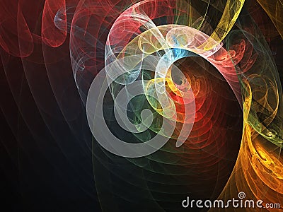 Colorful Swirl Stock Photo