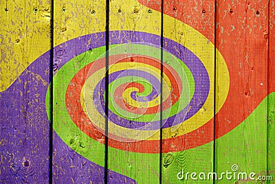 Colorful Swirl Background Stock Photo