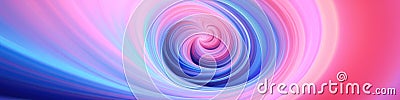 A colorful swirl is seen in this image. Generative AI image. Stock Photo