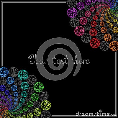 Colorful Templates for Text, Placard, Cover. Vector Illustration