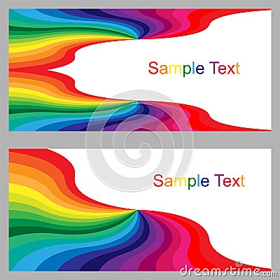 Colorful Templates for Visiting Cards, Labels, Fliers, Banners, Badges, Posters, Stickers and Advertising Actions. Colorful Vector Illustration