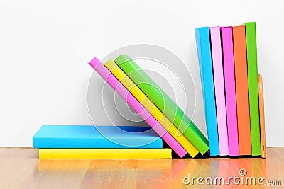 Colorful text book Stock Photo
