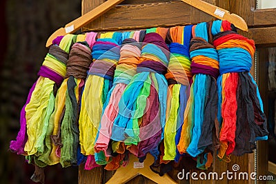 Colorful textile Stock Photo