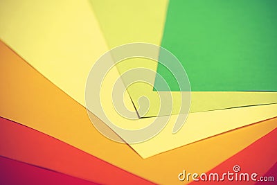 Colorful textured office paper abstract background Stock Photo