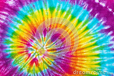 Colorful tie dye pattern abstract background. Stock Photo