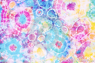 Colorful tie dye pattern abstract texture background Stock Photo