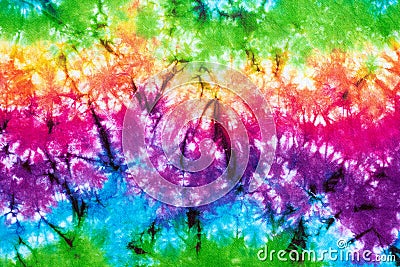 Colorful tie dye pattern abstract background Stock Photo