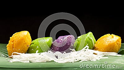 The colorful of Toddy Palm Cake Stock Photo