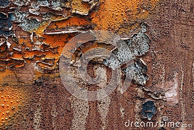 Colorful torn old posters as abstract colorful textured backgro Stock Photo