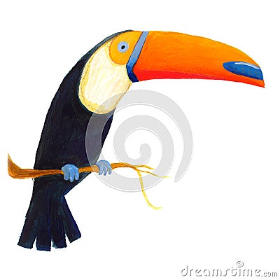 Colorful toucan Stock Photo