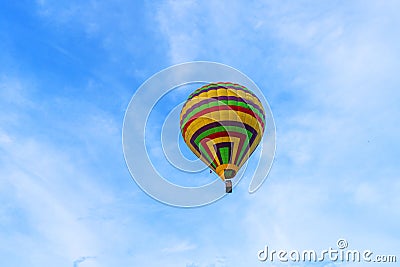 Colorful tourist balloons at Vang Vieng, Laos Stock Photo