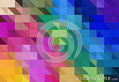 Colorful triangular abstract background. Vector illustration. Vector Illustration