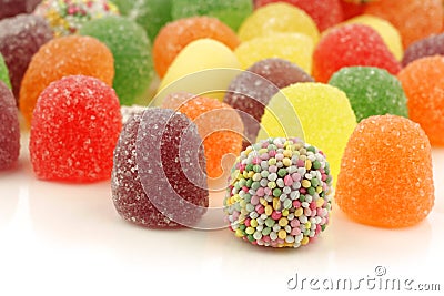 Colorful tum tum candy Stock Photo