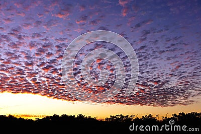 Colorful Twilight Sky Stock Photo