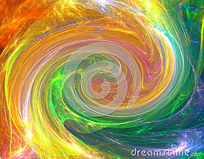 Colorful twirl Stock Photo