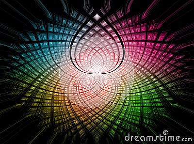 Colorful twirl background Stock Photo