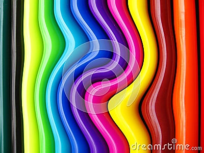 Colorful twisted candy Stock Photo