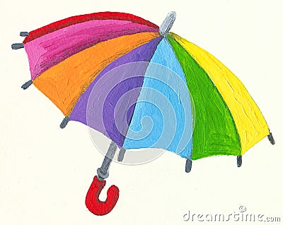 Colorful umbrella Stock Photo