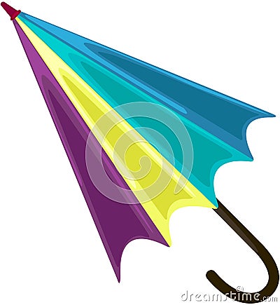 Colorful umbrella Vector Illustration