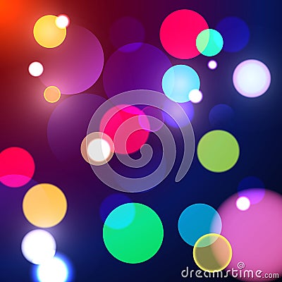 Abstract bokeh background Vector Illustration