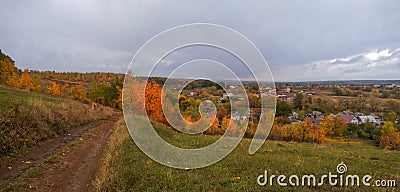 Bright and colorful autumn landscapes Stock Photo