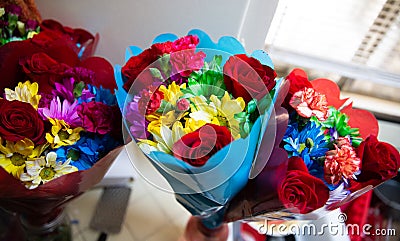 Vibrant bouquet of flowers. Stock Photo