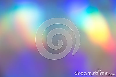 Colorful vibrant holographic pastel foil background texture Stock Photo