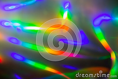 Colorful vibrant holographic pastel foil background texture Stock Photo