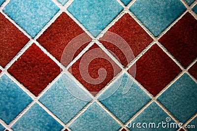 Colorful wall tiles Stock Photo