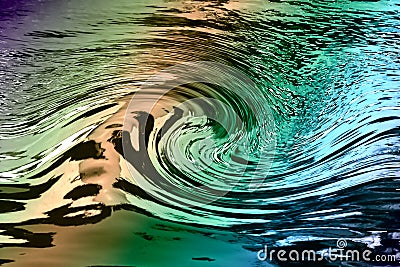 Colorful wave Stock Photo