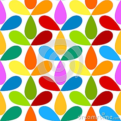 Colorful windmills seamless pattern Stock Photo