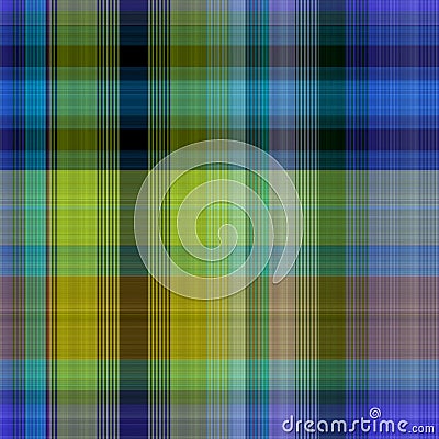 Colorful winter masculine seamless plaid texture. Multicolor space dyed effect checker background. Woven tweed pattern Stock Photo