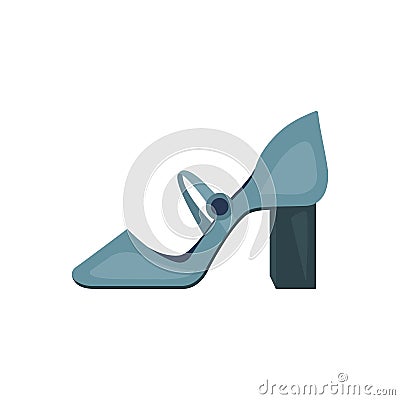 Colorful women shoes. High heels stiletto womens shoe fashion footwear for girls. Vector Illustration