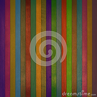 Colorful wooden wall texture Stock Photo