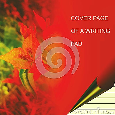 Colorful writing pad shaded with lighting effect computer generated background image and wallpaper design Vector Illustration