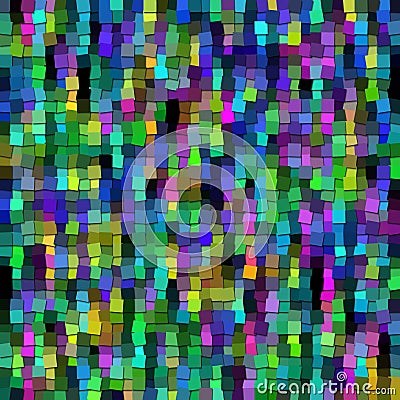 Colorful 1970's Phsycodelic Abstract Background Stock Photo