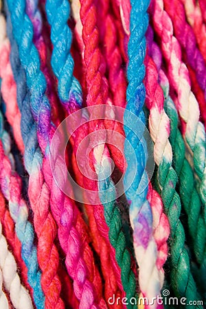 Colorful yarn Stock Photo