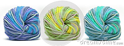 Colorful yarn Stock Photo