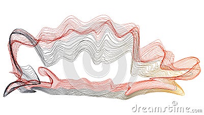 Colorful yarn isolate on white background | colorful fiber illustration | colored twisted thread on white background. Cartoon Illustration