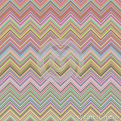 Colorful zigzag stripe pattern background design Vector Illustration