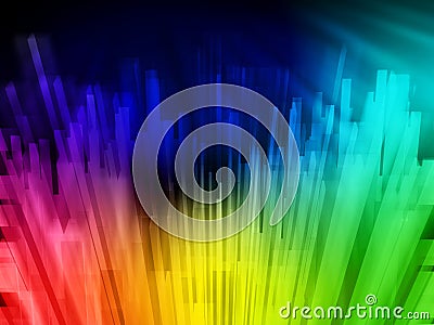Colorfull abstract city motion, background Stock Photo