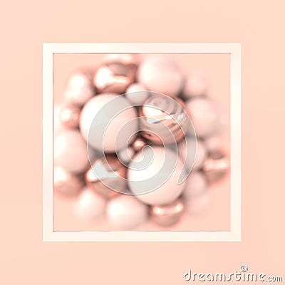 Colorfull dynamic abstract twisted shape. 3d render vawe, spiral. Computer generated geometric illustration Cartoon Illustration