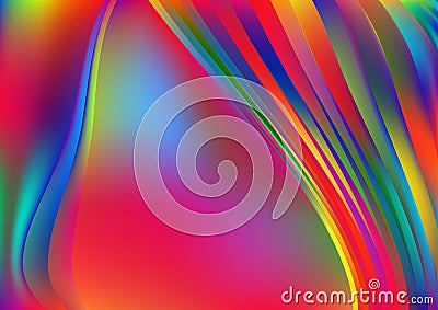 Colorfulness Graphics Dynamic Background Vector Illustration Design Stock Photo