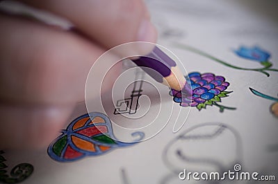 Coloring book Stock Photo