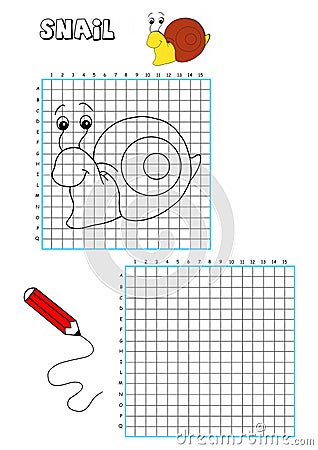 Coloring book - grate 7 Stock Photo