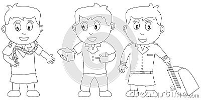 Coloring Book for Kids [14] Vector Illustration